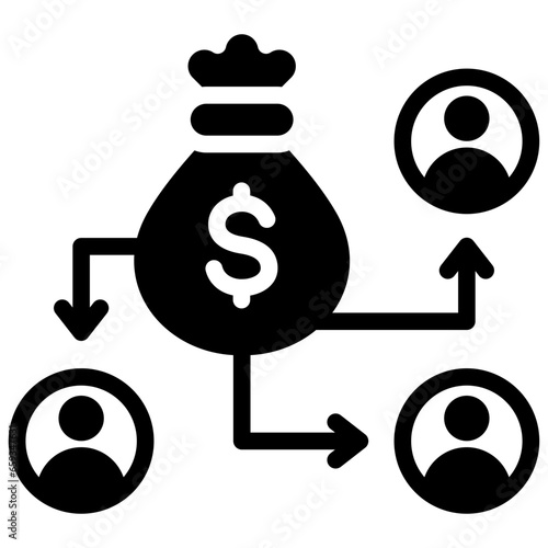 Shareholder Glyph Icon