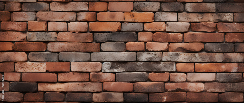 Obraz premium Old Red brick wall texture background