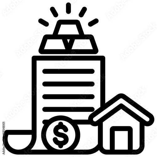 Tangible Asset Outline Icon