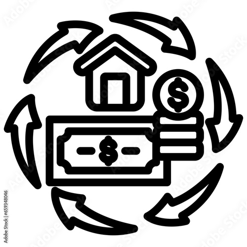 Sustainability Outline Icon