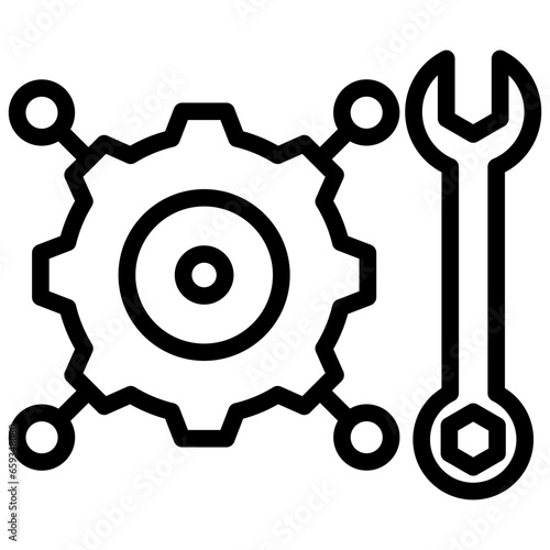 Engineering Outline Icon