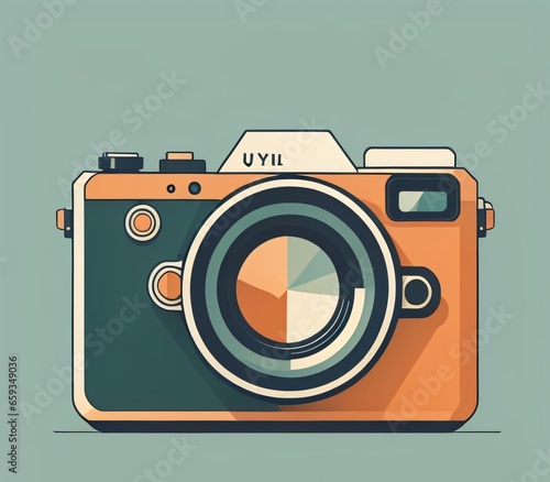 icon of a camera. generative ai
