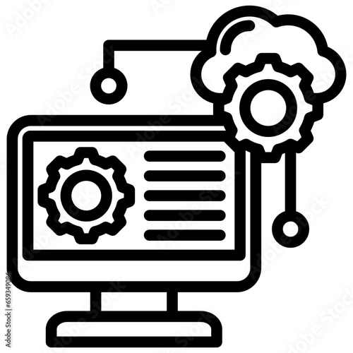 Operating System Outline Icon