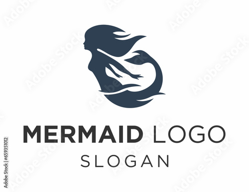 Logo design about Mermaid on a white background. made using the CorelDraw application.