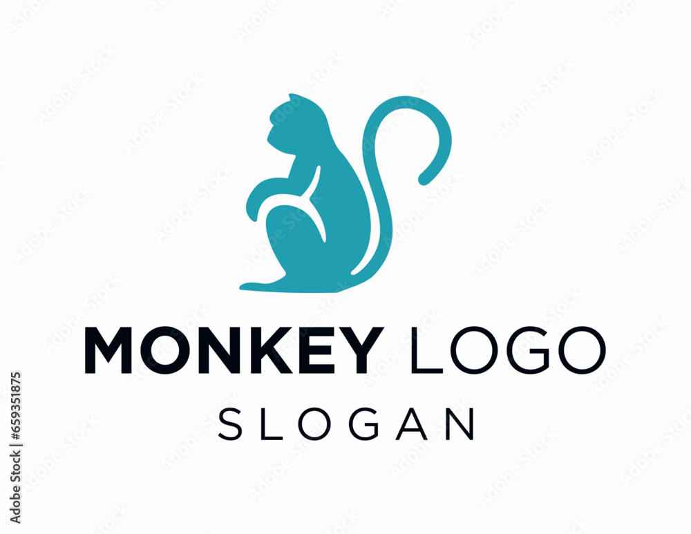 Logo design about Monkey on a white background. made using the CorelDraw application. Logo design about Monkey on a white background. made using the CorelDraw application.