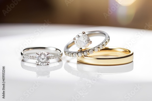premium and designer wedding ring jewel for special event generative ai