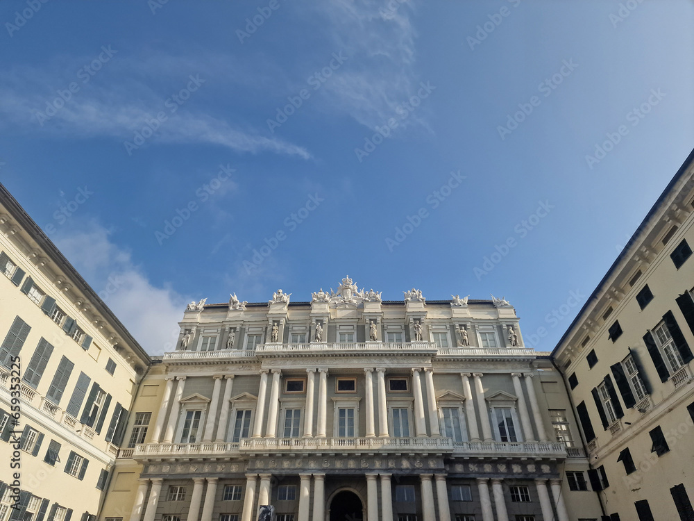 The ducal palace Genoa Italy