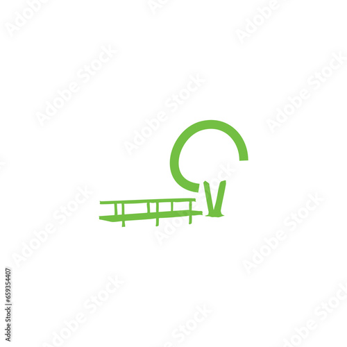 Tree nature leaf green garden organic business, logo, design, brand identity, flat logo, company, editable, vector