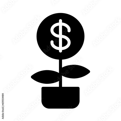 Invest Currency Grow Icon