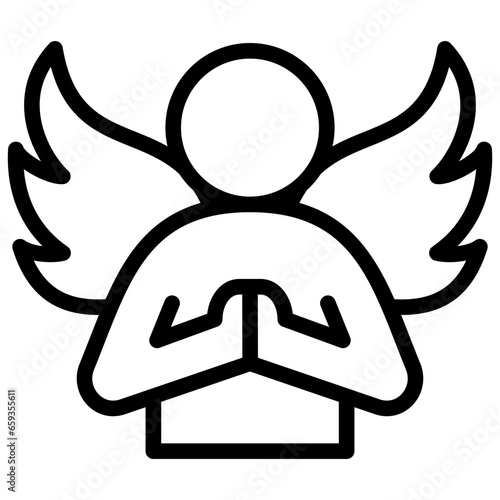 Humility Outline Icon