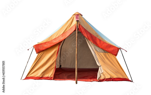 Beach camping tent on isolated background © Muhammad