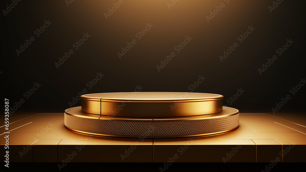 3d luxury podium for your product. Generative AI
