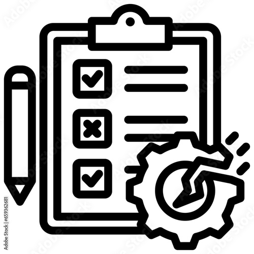 Testing Outline Icon
