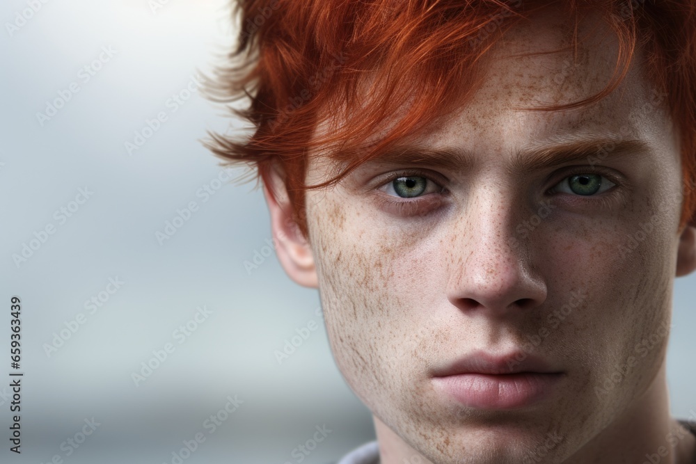 A close-up shot of a person with vibrant red hair. This image can be used to represent individuality, beauty, or uniqueness in various projects. A close-up shot of a person with vibrant red hair. This image can be used to represent individuality, beauty, or uniqueness in various projects.