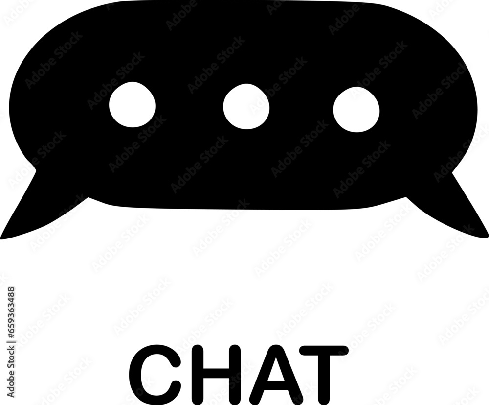 Fototapeta premium chat icon vector symbol design illustration