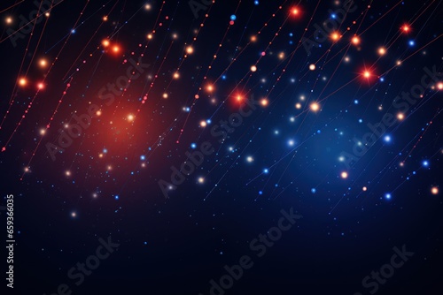 Festive Christmas banner. abstract representation Bengal light on a dark blue background. Atmosphere of Christmas night celebration.