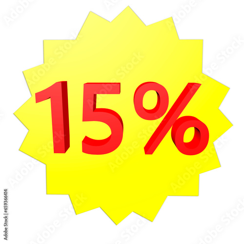 15% OFF Super Discount 15% Discount fifteen percent promotion