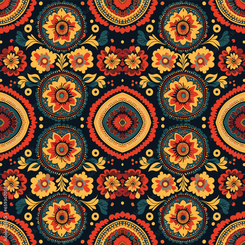 African tribal ethnic pattern traditional Design for background,carpet,wallpaper,wrapping,Batik,fabric 