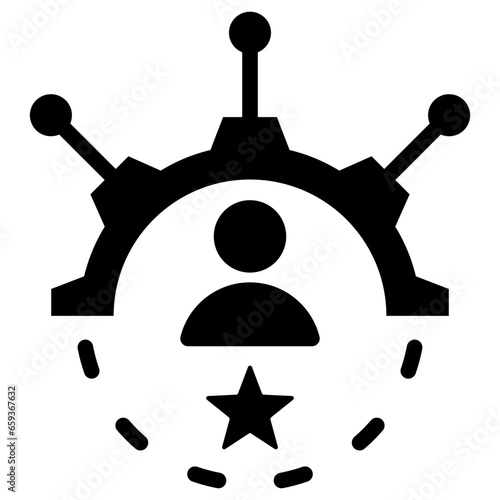Skills Glyph Icon