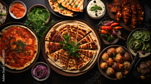 Traditional Turkish cuisine.