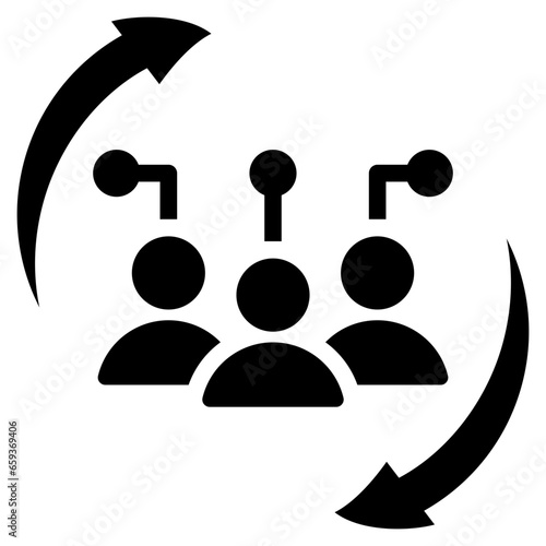 Customers Glyph Icon