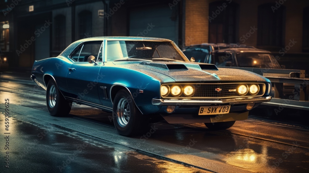 The Ultimate Ride: A Stylish and Speedy Automobile with Iconic Design and Vibrant Red Color!, generative AI The Ultimate Ride: A Stylish and Speedy Automobile with Iconic Design and Vibrant Red Color!, generative AI