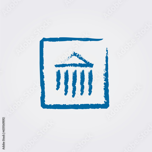 Icône pour la conception de logos Finance Immobilier et Gestion d'actifs Graphique Flèche Trading Commerce Private Equity Banque Vecteur