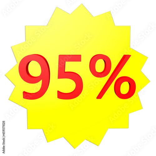 95% OFF Super Discount 95% Discount ninety five percent promotion
