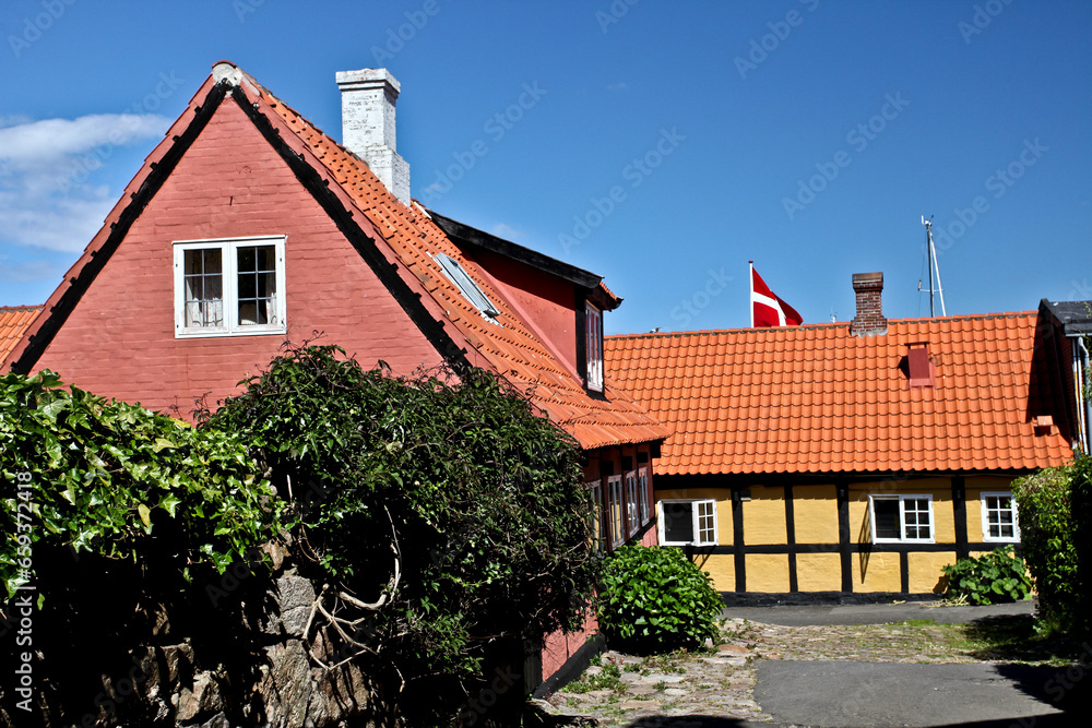 Coloured Houses at Gudhjem Coloured Houses at Gudhjem