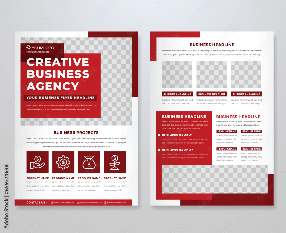 business brochure template editable vector design business brochure template editable vector design