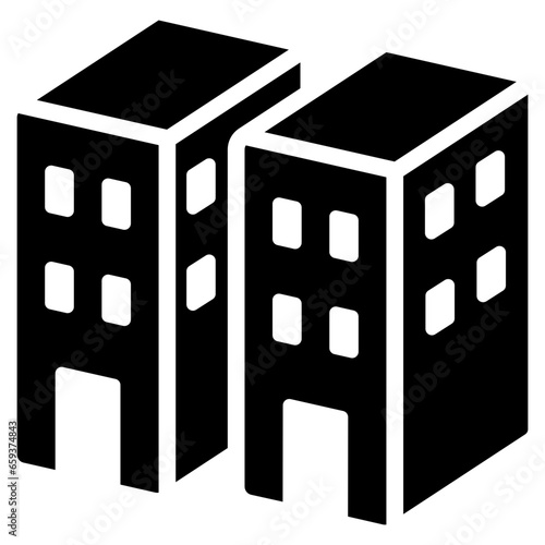 Apartment Glyph Icon