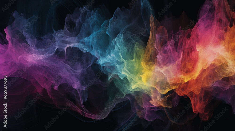 Colorful Abstract Wallpaper Graphic Design | AI Generate