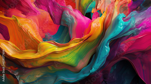 Colorful Abstract Wallpaper Graphic Design | AI Generate