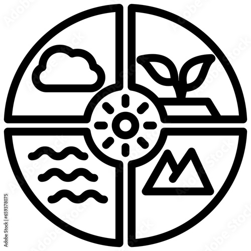 Natural Resources Outline Icon