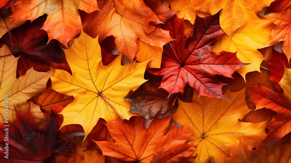 Fall Leaf Background Banner