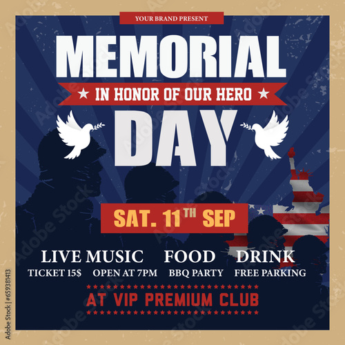 Memorial Day Socials Media