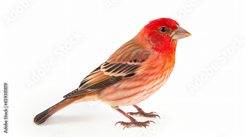 Finch isolated on white background