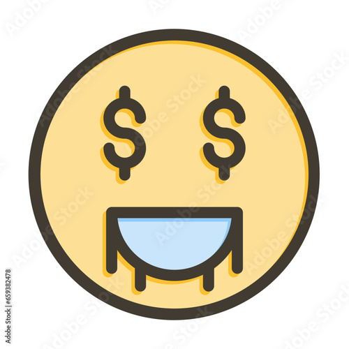 Greed Icon Design