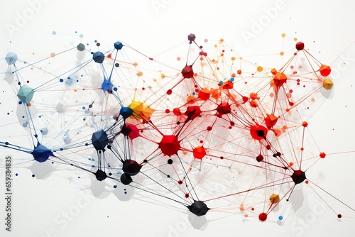 abstract background functions of complex networks. photo