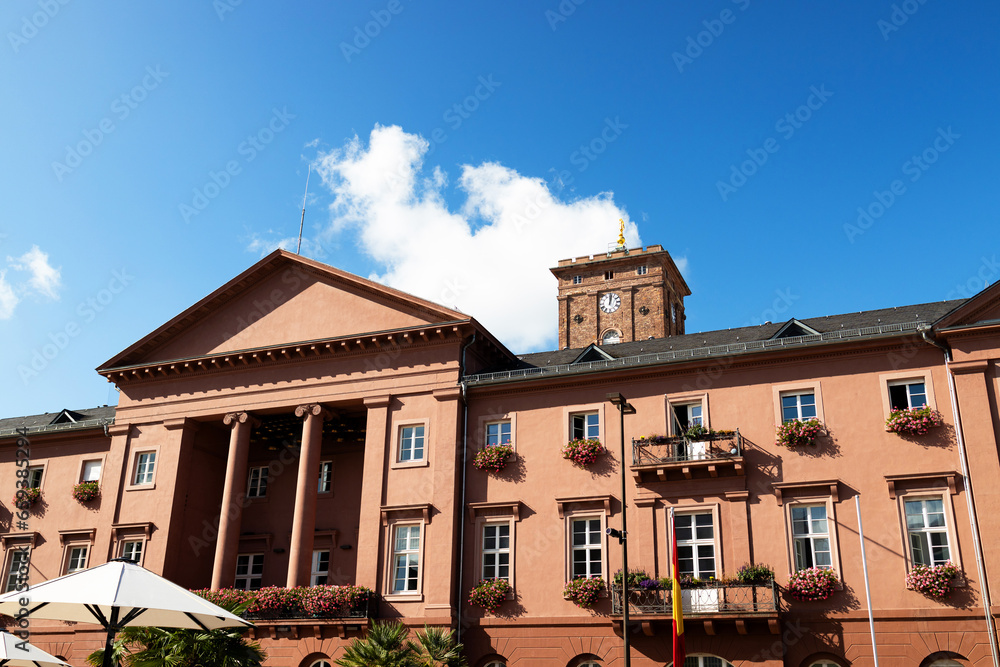 Fototapeta premium the historic city hall of karlsruhe germany