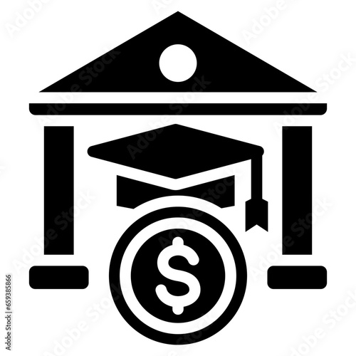 Tuition Glyph Icon