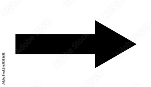  Arrow icon. Vector illustration.