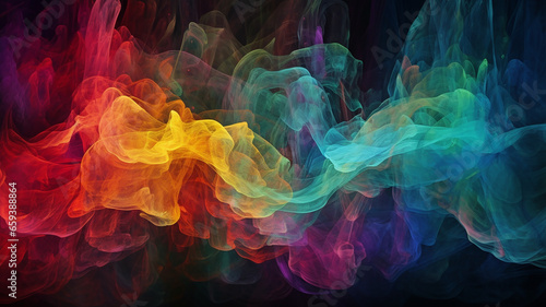 Colorful Abstract Graphic Wallpaper | AI Generate