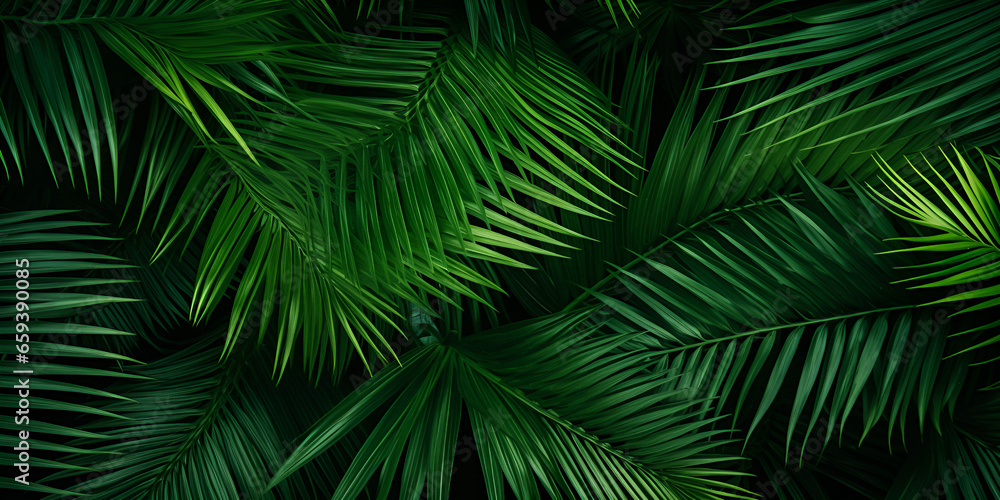 Green palm tree leaves abstract natural background wallpaper Green palm tree leaves abstract natural background wallpaper