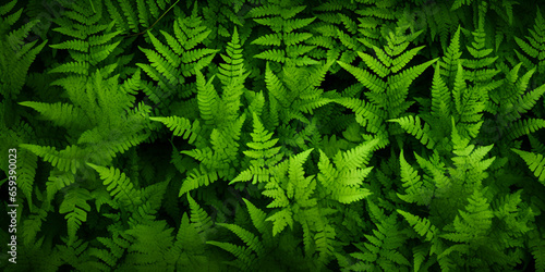 Green fern leaves abstract natural background wallpaper