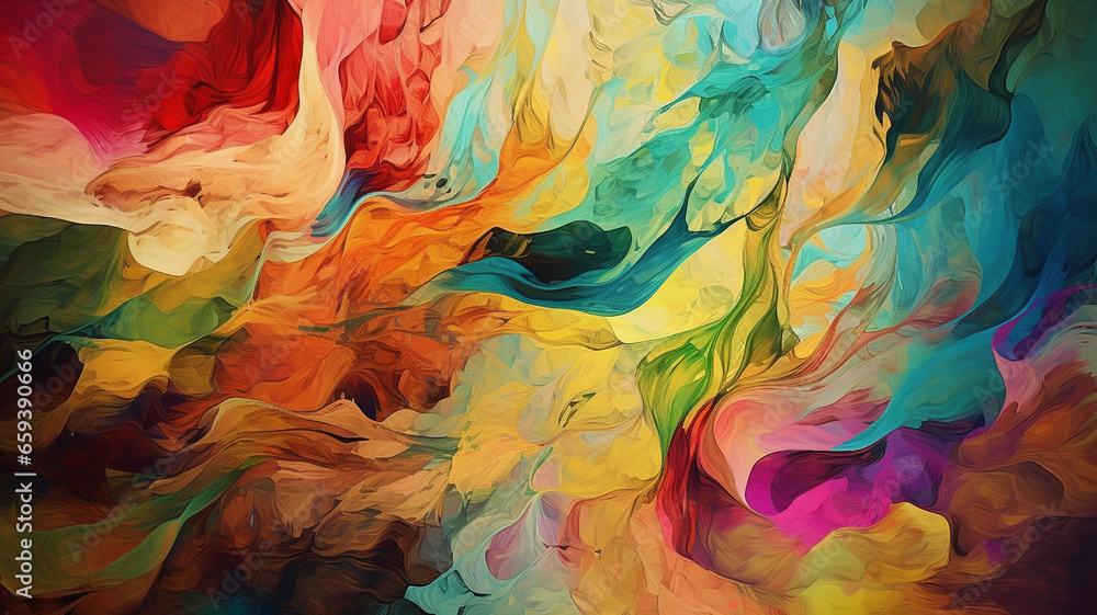 Beautiful Abstract  Colors Background | AI Generate