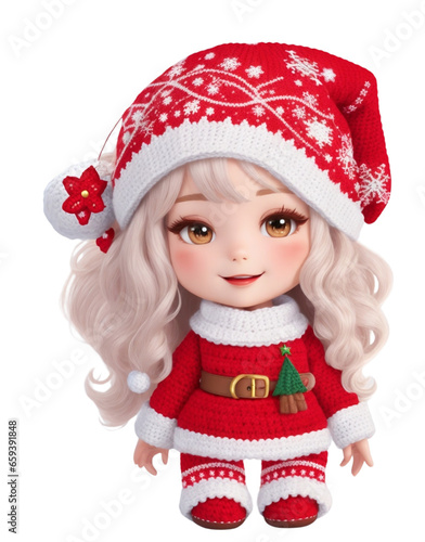  elf in santa costume christmas graphic