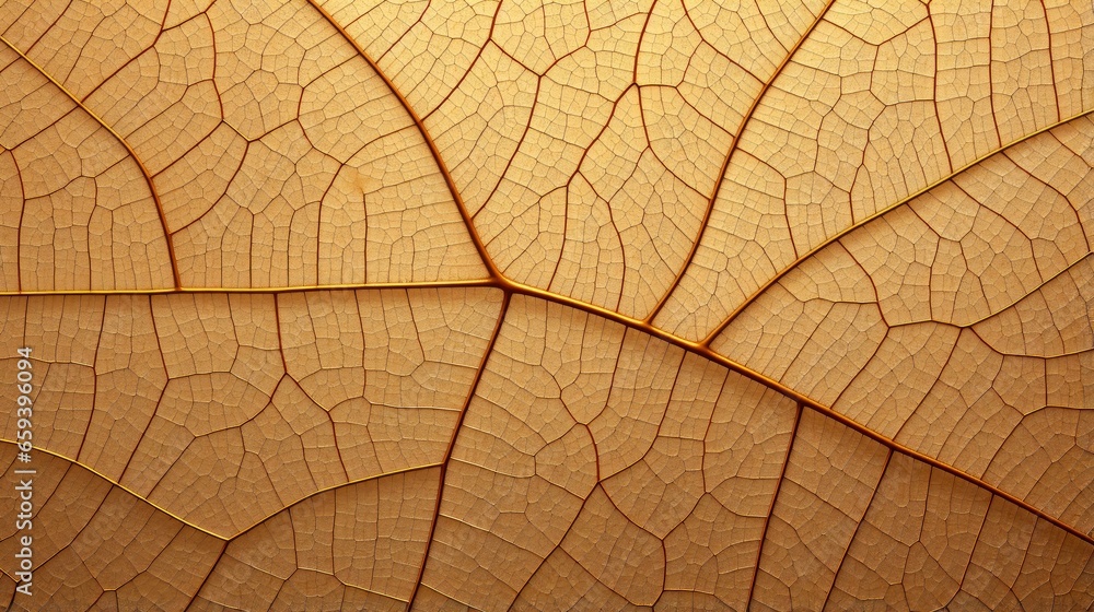 Fototapeta premium Close up texture leaf structure macro photography, abstract texture