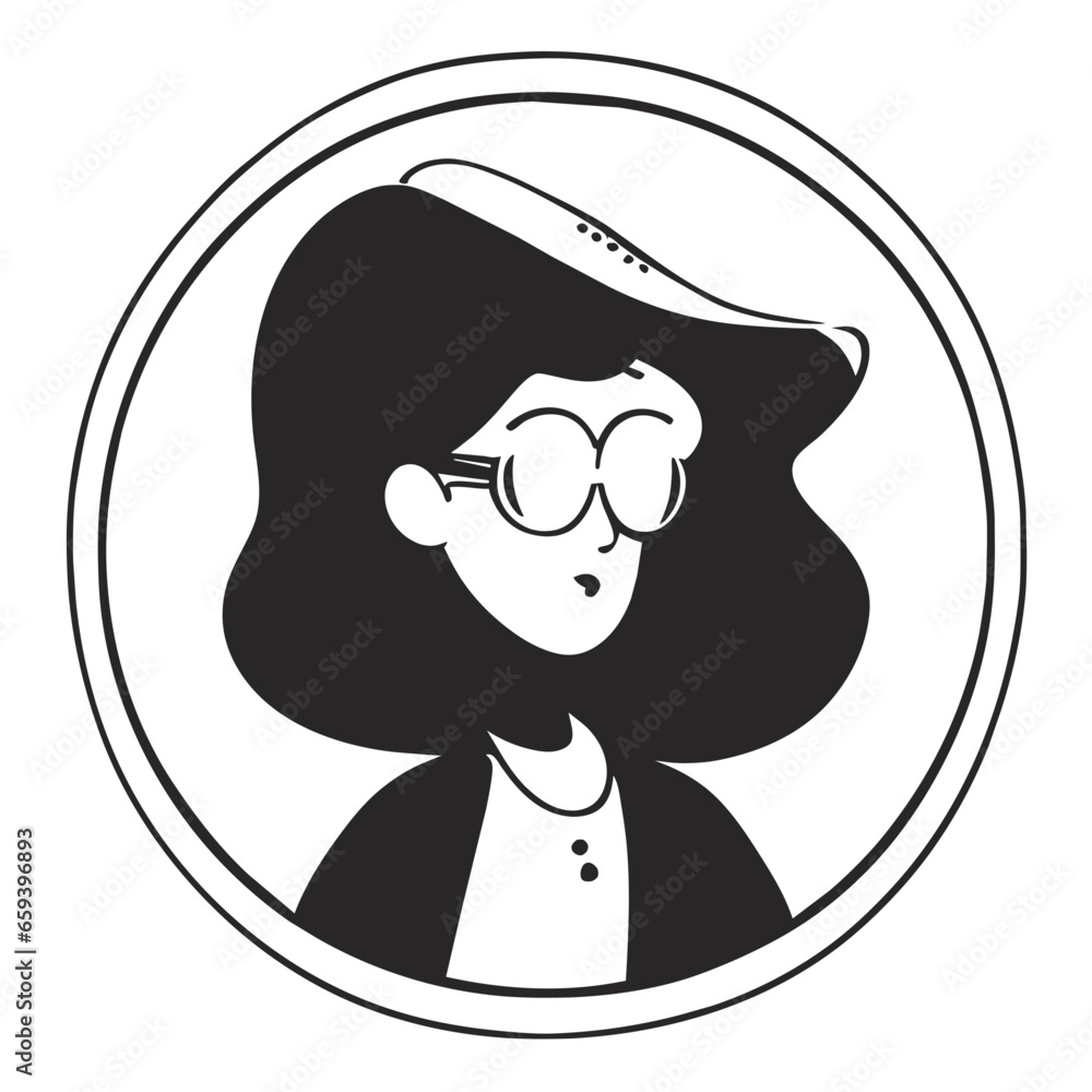 Fototapeta premium Icono empollona
