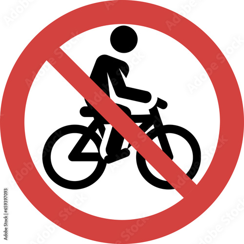 cycling not allowed